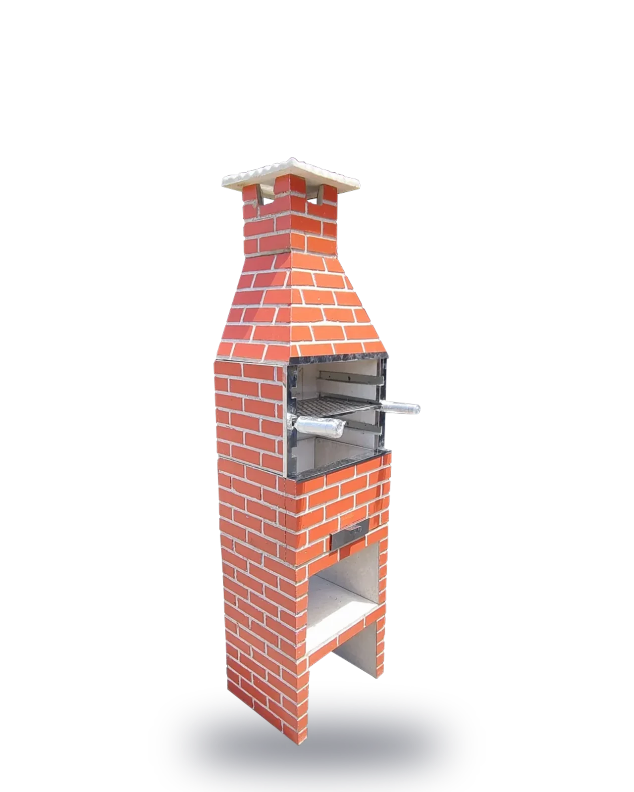 Churrasqueira mini na cor cerâmica
