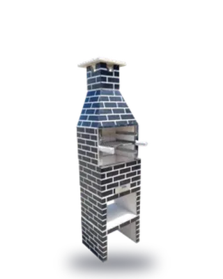 Churrasqueira mini na cor preta
